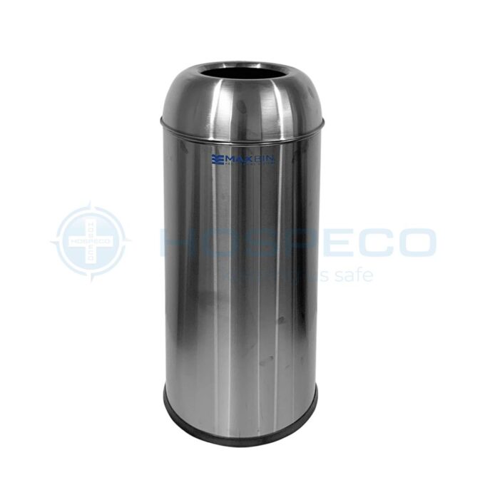 MaxBin 50L Stainless Steel Electroplated Trash Bin Black Gold