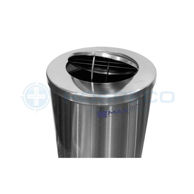 MaxBin 50L Stainless Steel Fingerprint-Free Swing Cover Trash Bin