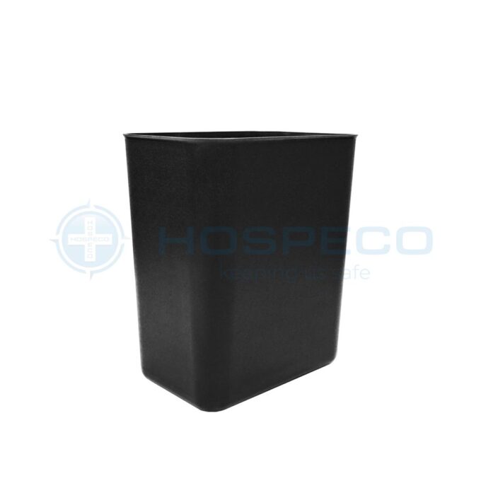 MaxBin 8L Fire-Retardant Trash Bin Black