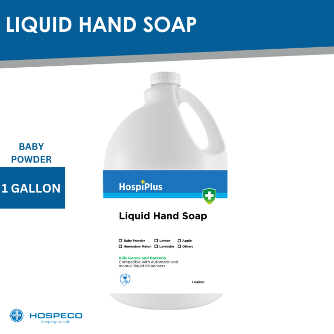 HospiPlus Liquid Hand Soap Baby Powder Gallon