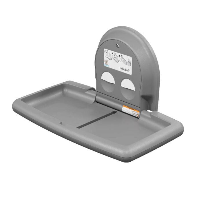 Koala Kare KB300-01 Baby Changing Station Horizontal Grey