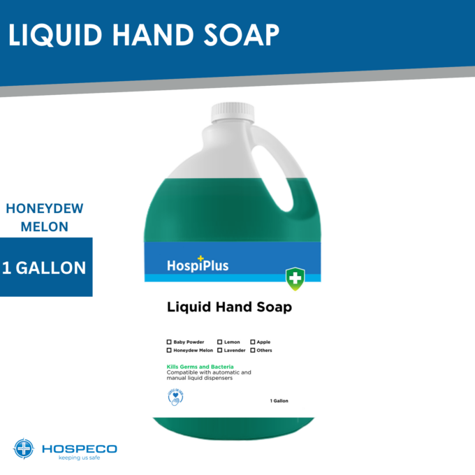 HospiPlus Liquid Hand Soap Honeydew Melon Gallon