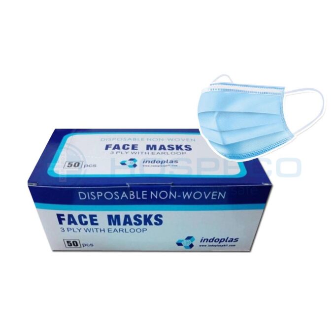 Indoplas Face Masks 50 pcs per box