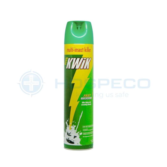 Kwik Multi-Insect Killer Kerosene-Based (Green) 600 ml | HOSPECO