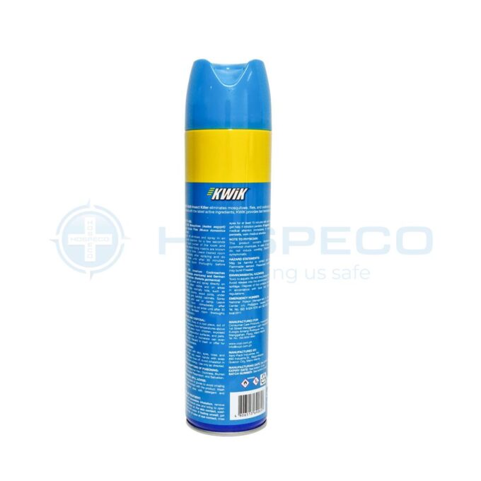 Kwik Multi-Insect Killer Water-Based (Blue) 600 ml | HOSPECO