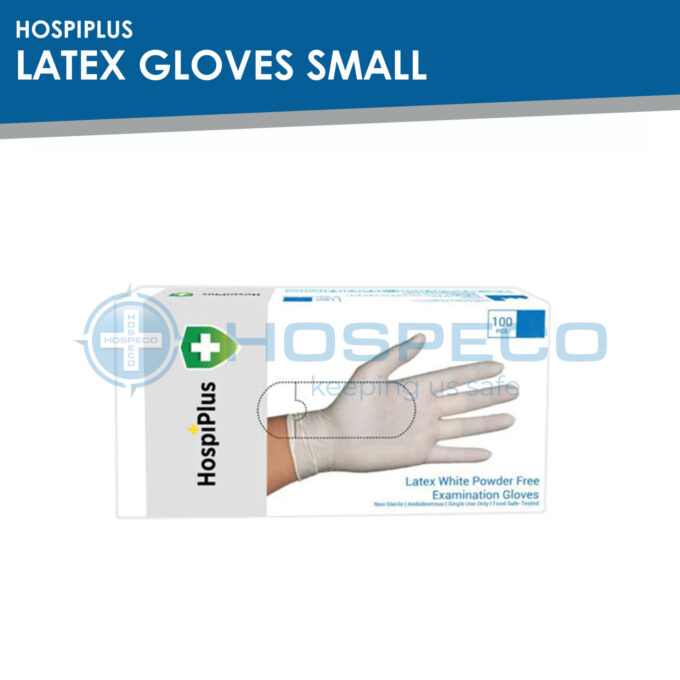 HospiPlus Latex Gloves, Small