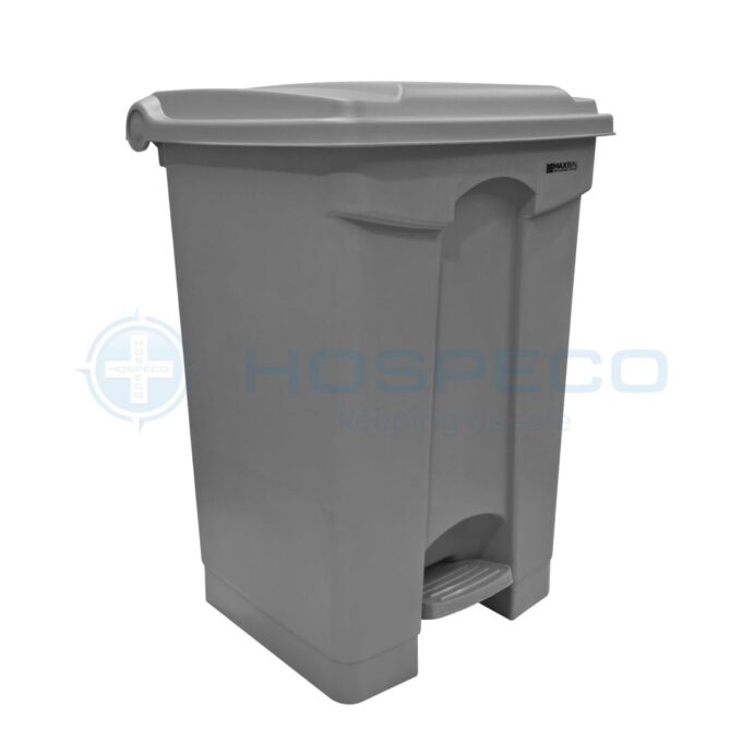 MaxBin 45L Heavy Duty Colored Trash Bin Gray