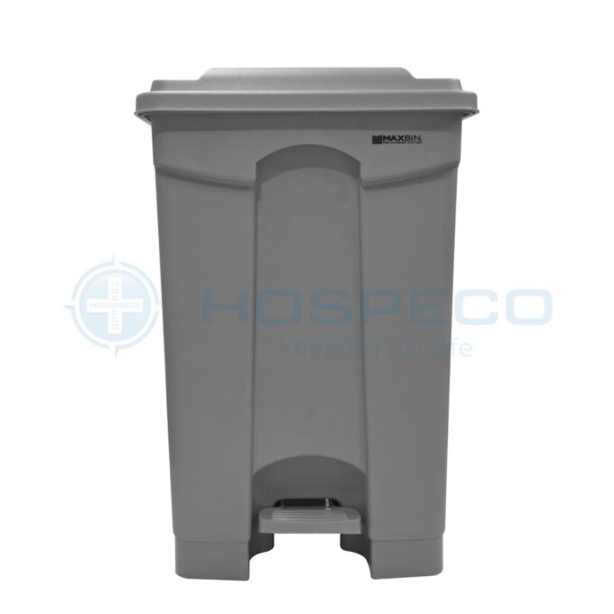 MaxBin 45L Heavy Duty Colored Trash Bin Gray