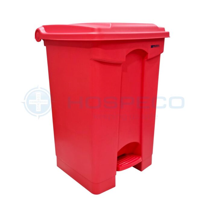 MaxBin 45L Heavy Duty Colored Trash Bin Red
