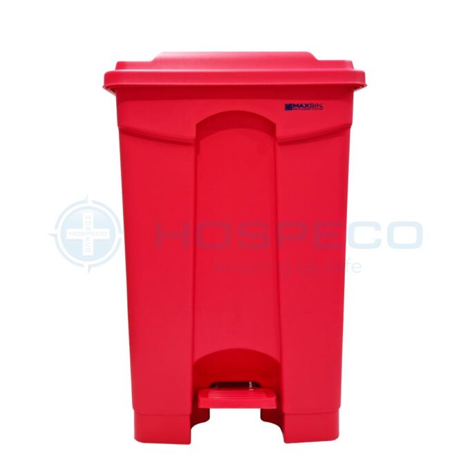 MaxBin 45L Heavy Duty Colored Trash Bin Red