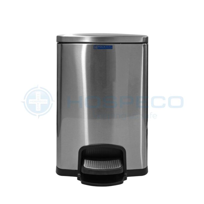 MaxBin 20L Stainless Steel Squared Step Bin