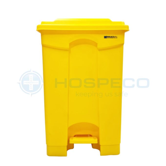 MaxBin 45L Heavy Duty Colored Trash Bin Yellow